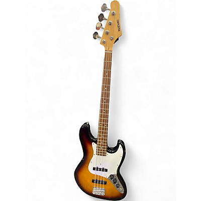 Used Suzuki SJB20SB Brown Sunburst Electric Bass Guitar