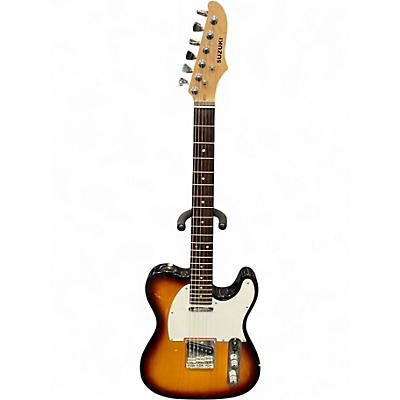 Used Suzuki TELE STYLE 2 Color Sunburst Solid Body Electric Guitar