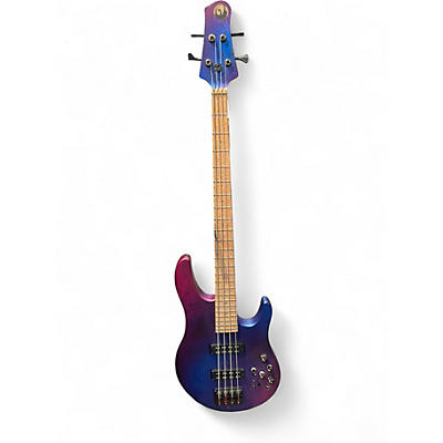 Used Swan Customs Alpha andromeda Purple Electric Bass Guitar