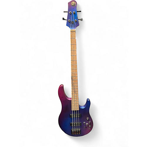 Used Swan Customs Alpha andromeda Purple Electric Bass Guitar Purple