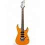 Used Swing Guitar Technology Exiter Amber Solid Body Electric Guitar Amber