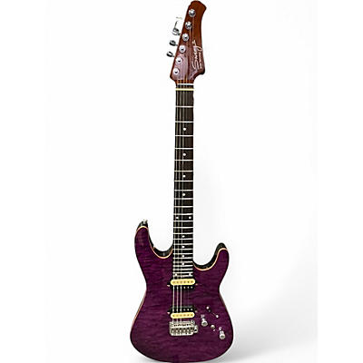 Used Swing Modern Player Purple Solid Body Electric Guitar