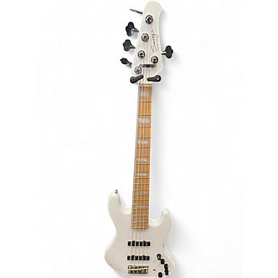 Used Swing g7v white Electric Bass Guitar