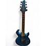 Used Switch VIBRACELL BLUE Solid Body Electric Guitar BLUE