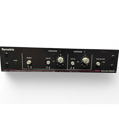 Used Symetrix SX202 Microphone Preamp