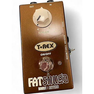 Used T-Rex Engineering Fat Shuga Boost With Reverb Effect Pedal