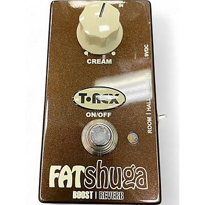 Used T-Rex Engineering Fat Shuga Boost With Reverb Effect Pedal