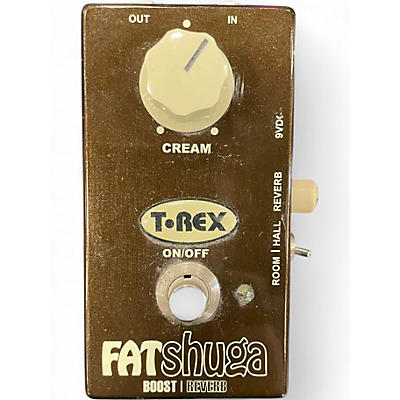 Used T-Rex Engineering Fat Shuga Boost With Reverb Effect Pedal