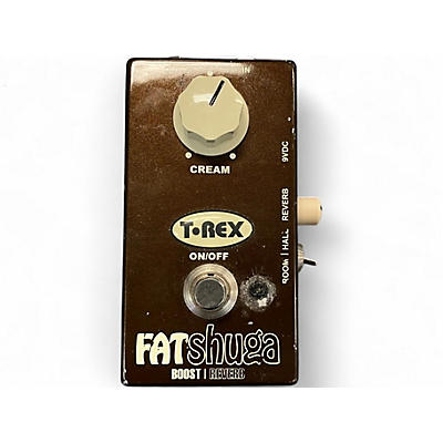 Used T-Rex Engineering Fat Shuga Boost With Reverb Effect Pedal
