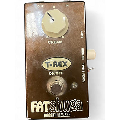 Used T-Rex Engineering Fat Shuga Boost With Reverb Effect Pedal