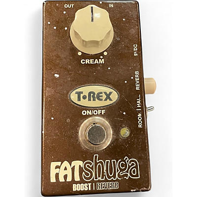 Used T-Rex Engineering Fat Shuga Boost With Reverb Effect Pedal