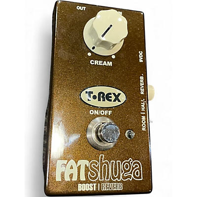Used T-Rex Engineering Fat Shuga Boost With Reverb Effect Pedal