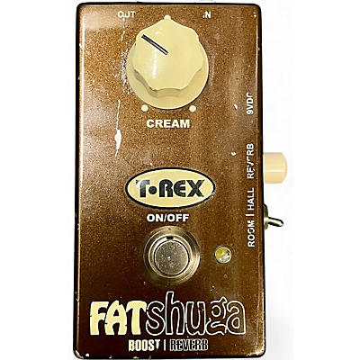 Used T-Rex Engineering Fat Shuga Boost With Reverb Effect Pedal