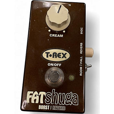 Used T-Rex Engineering Fat Shuga Boost With Reverb Effect Pedal
