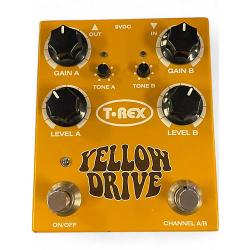 T-Rex Engineering Used T-Rex Engineering Yellow Drive Distortion Effect Pedal