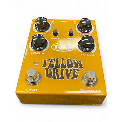 Used T-Rex Engineering Yellow Drive Distortion Effect Pedal