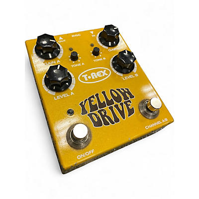 Used T-Rex Engineering Yellow Drive Distortion Effect Pedal