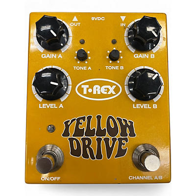 Used T Rex YELLOW DRIVE Effect Pedal