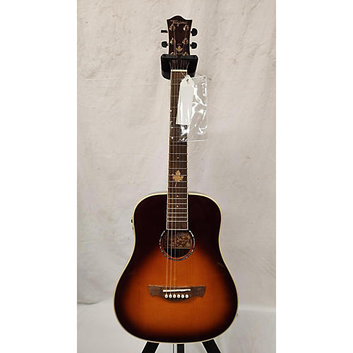 Used TAGIMA FERNIE EQ 2 Tone Sunburst Acoustic Electric Guitar 2 Tone