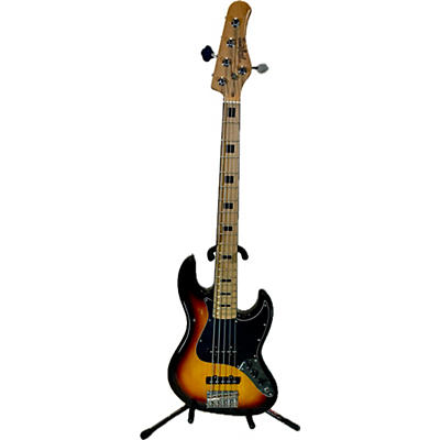 Used TAGIMA TJP-5 3 Tone Sunburst Electric Bass Guitar