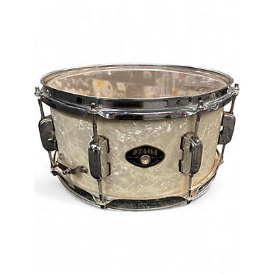 Used TAMA 13X6.5 Snare White Pearl Drum