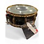 Used TAMA 14.25in SIMON PHILLIPS GLADIATOR BLACK CHROME Drum BLACK CHROME 34