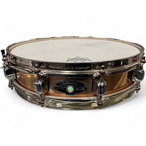 Used TAMA 14X4 BRONZE SNARE BRONZE Drum BRONZE 208