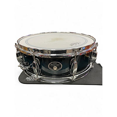 Used TAMA 14X5 Silverstar Snare Trans Blue Drum