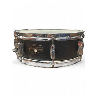 Used TAMA 14X5.5 Imperialstar Snare Black Oak Wrap Drum