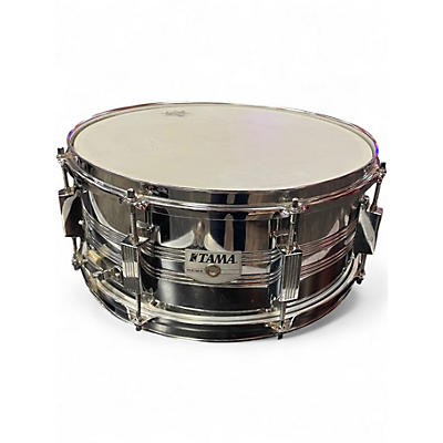 Used TAMA 14X5.5 Rockstar Series Snare Chrome Drum