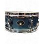 Used TAMA 14X5.5 Silverstar Snare blue sparkle Drum blue sparkle 211