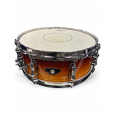 Used TAMA 14X5.5 Superstar Snare 2 Tone Sunburst Drum