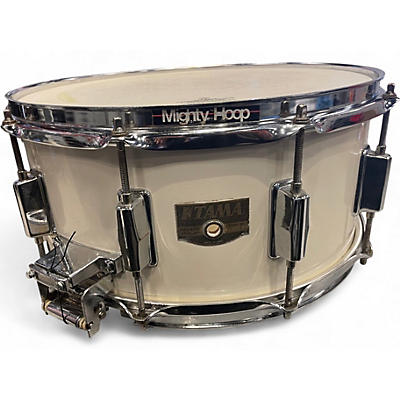 Used TAMA 14X6 Artwood Snare 80s White Drum