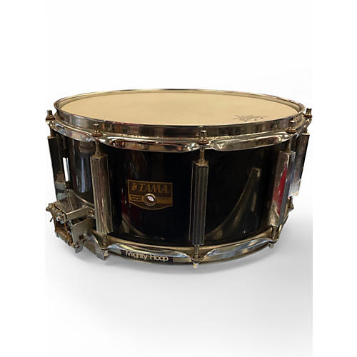 Used TAMA 14X6 Artwood Snare Black Drum Black 212