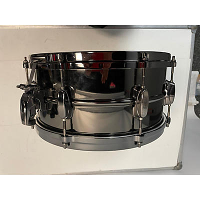 TAMA Used TAMA 14X6 Metalworks Steel Snare Drum Black Nickel