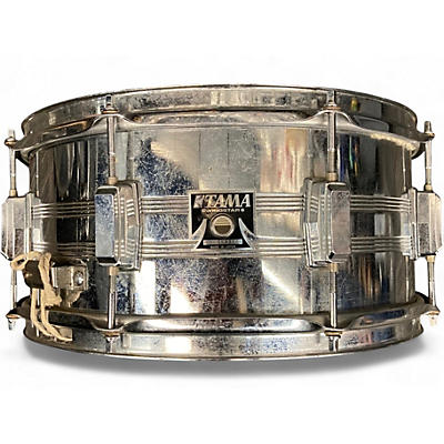 Used TAMA 14X6 Rockstar Series Snare Black Chrome Drum