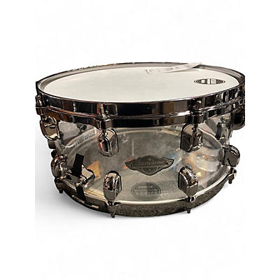 Used TAMA 14X6 Starclassic Snare CRYSTAL ICE Drum