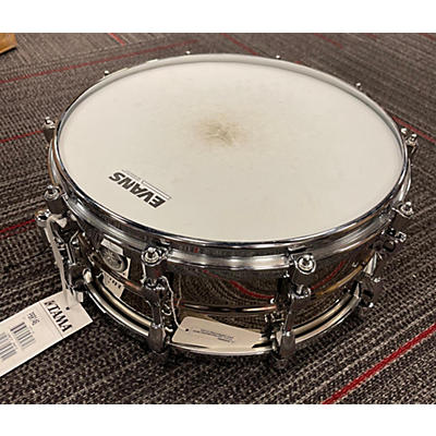 TAMA Used TAMA 14X6 Starphonic Snare Nickel Plated Brass Drum Brass