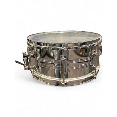 Used TAMA 14X6.5 Rockstar Series Snare Chrome Silver Drum