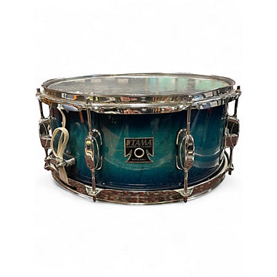 Used TAMA 14X6.5 SUPERSTAR CLASSIC Blue Burst Drum