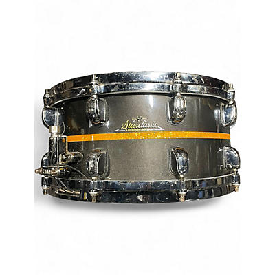 Used TAMA 14X6.5 Starclassic Bubinga Snare Black Metallic Gray Drum