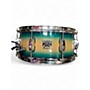Used TAMA 14X6.5 Superstar Snare CARIBBEAN BURST Drum CARIBBEAN BURST 213