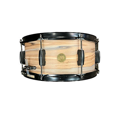 TAMA Used TAMA 14X6.5 Woodworks Poplar Snare Drum Zebrawood