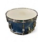 Used TAMA 14X7 Superstar Snare BLUE SPARKLE Drum BLUE SPARKLE 214