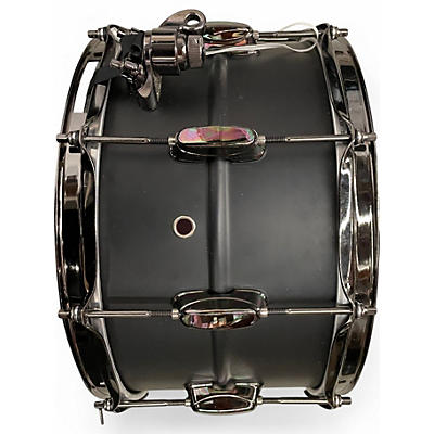 Used TAMA 14X8 Big Black Steel Snare Satin Black Drum