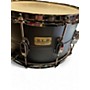 Used TAMA 14in LST148 S.L.P SNARE Black Drum Black 33