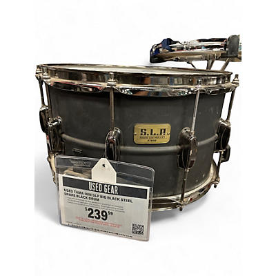 Used TAMA 14in SLP big black steel snare Black Drum