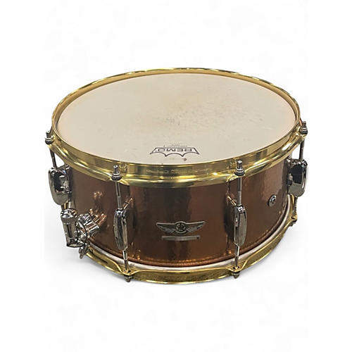 Used TAMA 14in STAR Reserve Hand Hammered Brass Snare Drum Brass Drum Brass 33