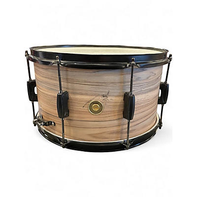 Used TAMA 14in WOODWOORKS POPLAR SNARE ZEBRAWOOD WRAP Drum