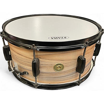 Used TAMA 14in WOODWORKS Natural Drum